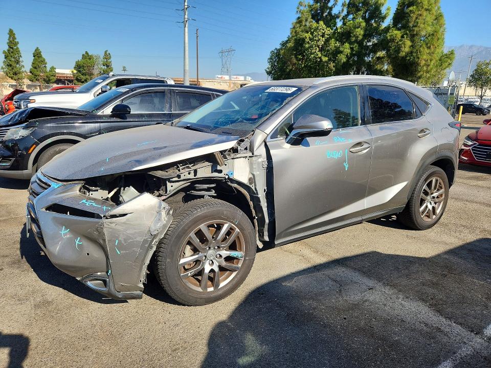 2016 Lexus Nx VIN JTJYARBZ1G2026795 COPART salvage auction — FRONT END, CA - SALVAGE CERTIFICATE, sold $200 on 2026-07-21 (photo 1)