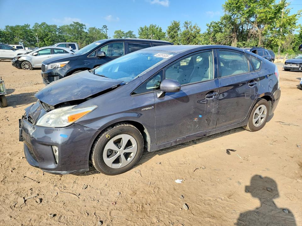 2013 Toyota Prius VIN JTDKN3DUXD1717191 COPART salvage auction — FRONT END, MD - CERT OF SALVAGE > 75% DAMAGE, sold $400 on 2026-07-21 (photo 1)