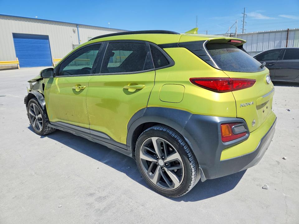 2019 Hyundai Kona VIN KM8K33A55KU389723 COPART salvage auction — FRONT END, Tx - Salvage Vehicle Title, sold $2,450 on 2026-07-21 (photo 2)