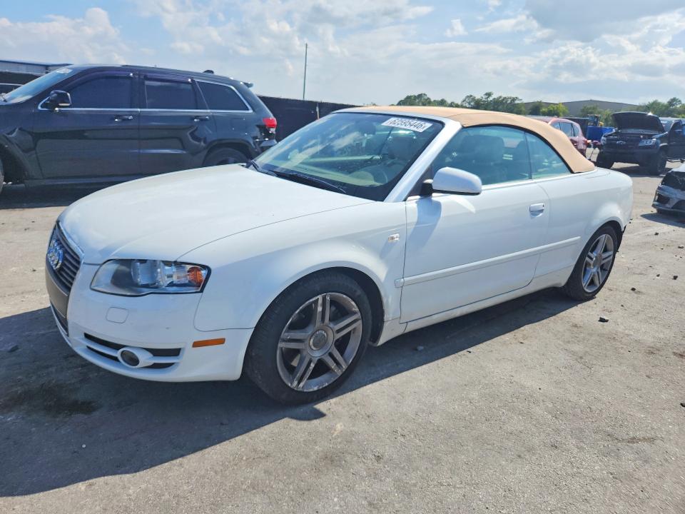2007 Audi A4 VIN WAUAF48H97K023132 COPART salvage auction — REAR END, Fl - Cert Of Title Slvg Rebuildable, sold $15 on 2026-07-30 (photo 1)