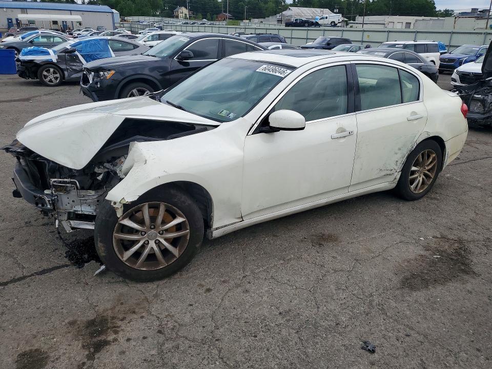2008 Infi G35 VIN JNKBV61E78M221766 COPART salvage auction — FRONT END, PA - CERTIFICATE OF SALVAGE, sold $400 on 2026-07-17 (photo 1)
