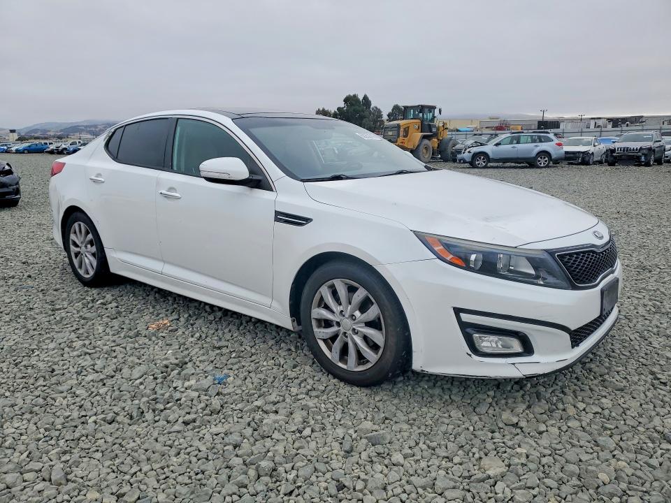 2015 Kia Optima VIN 5XXGN4A72FG403181 COPART salvage auction — SIDE, Ca - Salvage Certificate, sold $1,050 on 2026-07-16 (photo 4)
