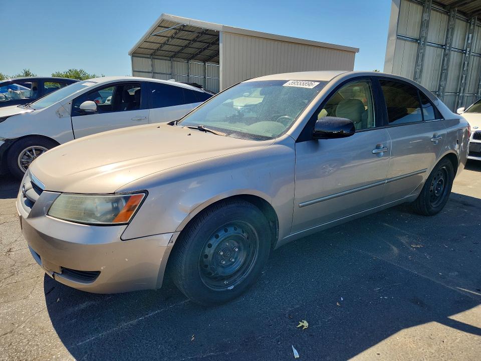 2007 Hyundai Sonata VIN 5NPET46C17H254576 COPART salvage auction — REAR END, CA - SALVAGE CERTIFICATE, sold $325 on 2026-07-23 (photo 1)