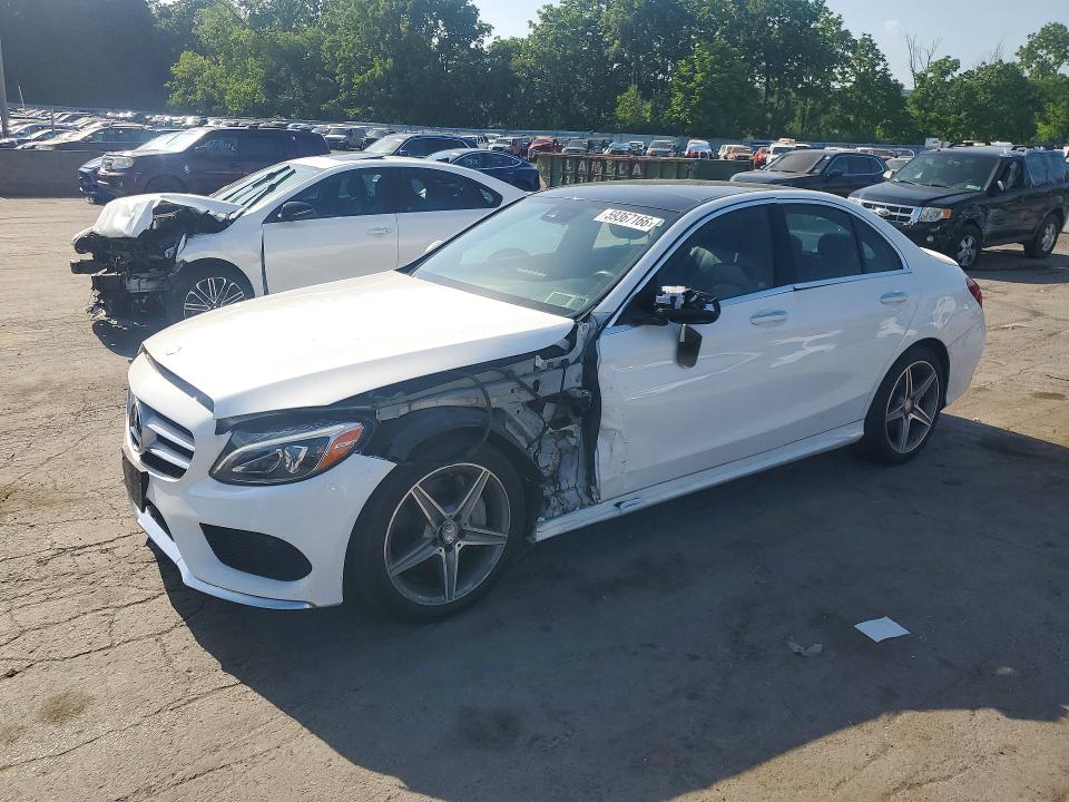 2016 Mercedes-benz C-klasse VIN 55SWF4KB5GU146211 COPART salvage auction — SIDE, Ny - Mv-907A Salvage Certificate, sold $6,700 on 2026-07-09 (photo 1)