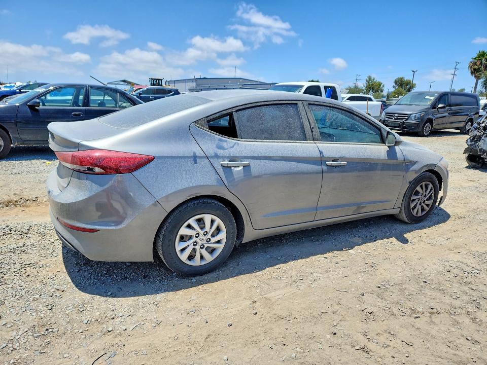 2018 Hyundai Elantra VIN 5NPD74LFXJH329975 COPART salvage auction — FRONT END, Ca - Dis/Dlr/Exp Only Clean Title (P), sold $1,150 on 2026-07-10 (photo 3)