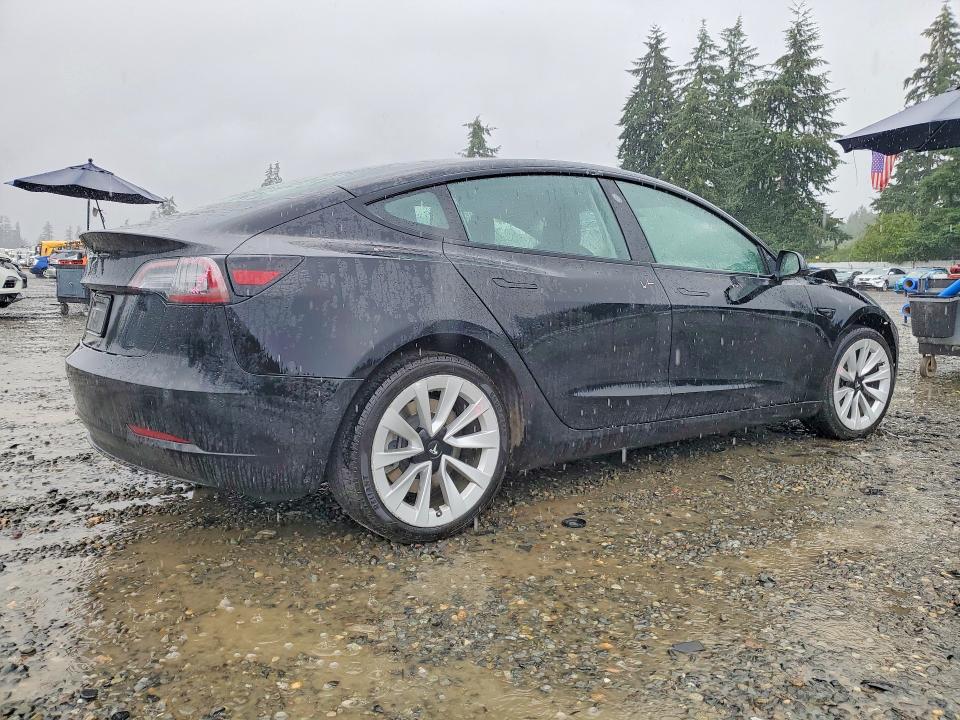 2022 Tesla Model 3 VIN 5YJ3E1EA6NF186755 COPART salvage auction — FRONT END, Wa - Bill Of Sale, sold $6,100 on 2026-07-31 (photo 3)