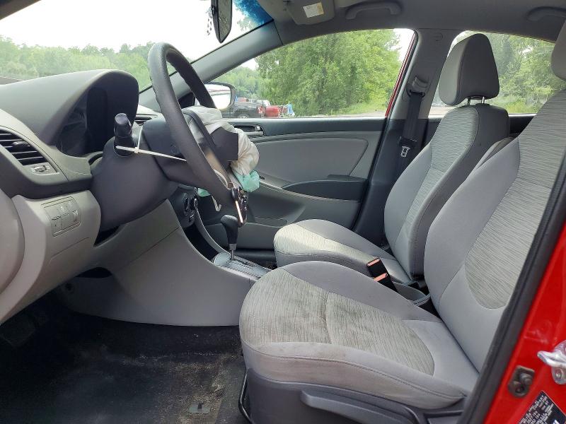 2017 Hyundai Accent VIN KMHCT4AE3HU291552 COPART salvage auction — FRONT END, Ny - Mv-907A Salvage Certificate, sold $325 on 2026-07-23 (photo 7)