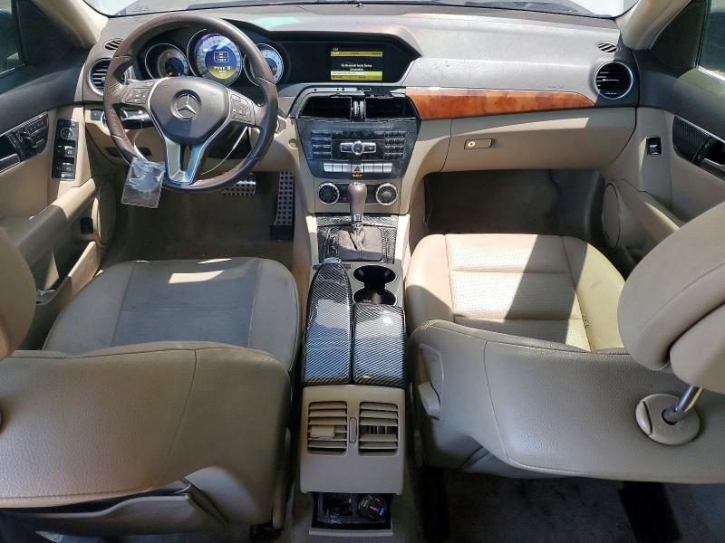 2012 Mercedes-benz C-klasse VIN WDDGF8BB0CF920180 COPART salvage auction — FRONT END, Ca - Dis/Dlr/Exp Only Clean Title, sold $975 on 2026-07-25 (photo 8)