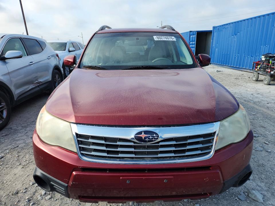 2010 Subaru Forester VIN JF2SH6CC2AH744701 COPART salvage auction — REAR END, In - Certificate Of Title, sold $525 on 2026-07-21 (photo 5)