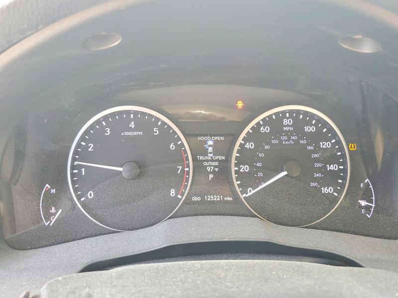 2013 Lexus ES VIN JTHBK1GG1D2014073 COPART salvage auction — REAR END, Tx - Salvage Vehicle Title, sold $2,400 on 2026-07-10 (photo 9)