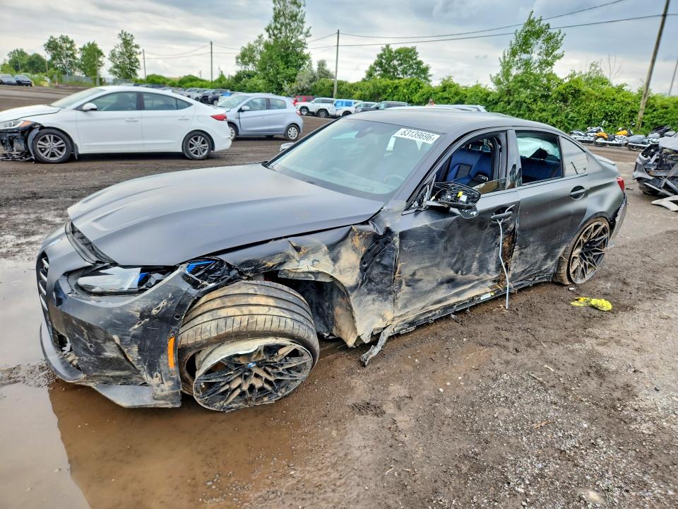 2025 BMW M3 VIN WBS33HJ02SFV08934 — COPART salvage auction photo