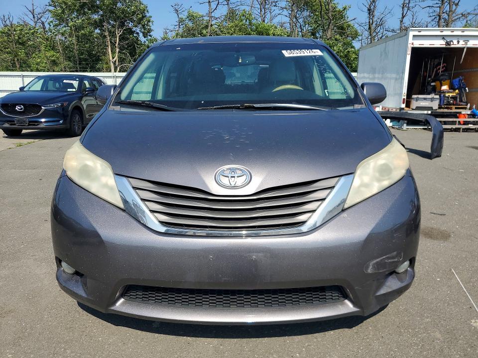 2011 Toyota Sienna VIN 5TDYK3DC7BS066127 COPART salvage auction — REAR END, NY - MV-907A SALVAGE CERTIFICATE, sold $2,550 on 2026-07-27 (photo 5)