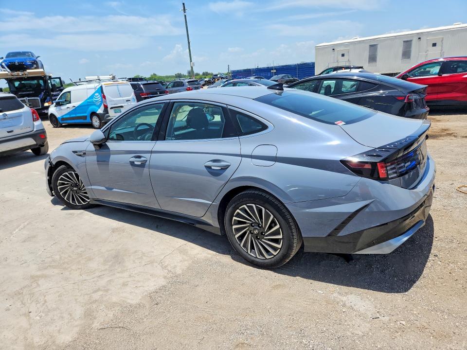 2024 Hyundai Sonata hybrid VIN KMHL34JJ5RA096052 COPART salvage auction — FRONT END, TN - CERTIFICATE OF TITLE, sold $9,600 on 2026-07-27 (photo 2)