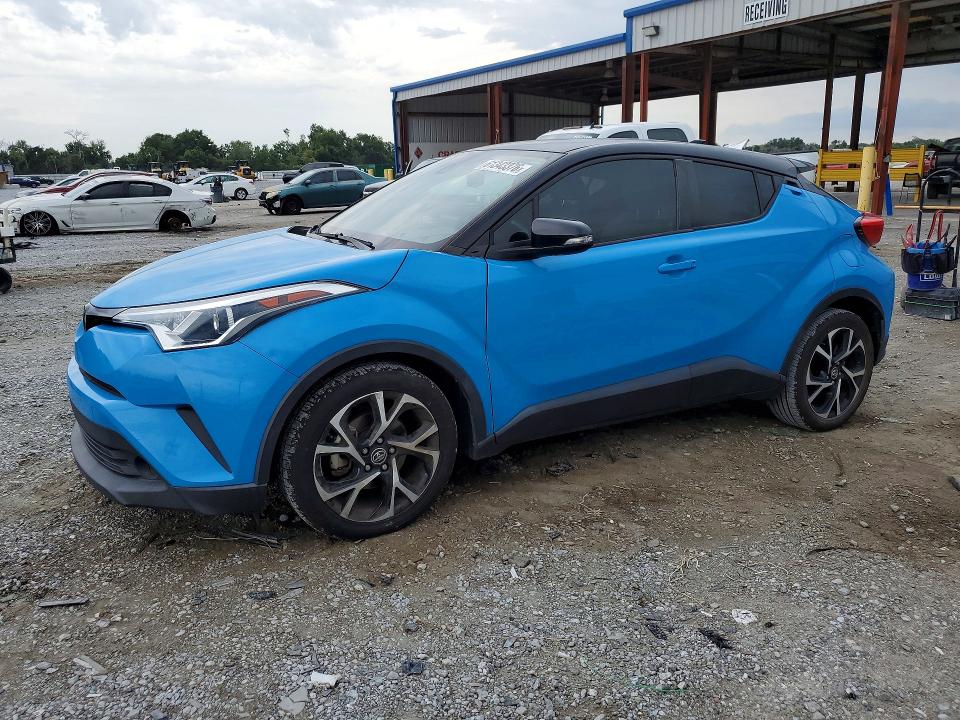 2019 Toyota C-hr VIN NMTKHMBXXKR096169 COPART salvage auction — VANDALISM, Fl - Cert Of Title Slvg Rebuildable, sold $6,400 on 2026-07-31 (photo 1)