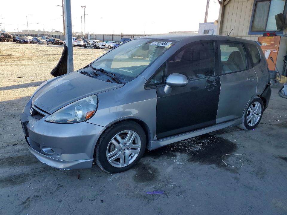 2007 Honda Fit VIN JHMGD37607S009972 COPART salvage auction — FRONT END, CA - SALVAGE CERTIFICATE, sold $575 on 2026-07-30 (photo 1)
