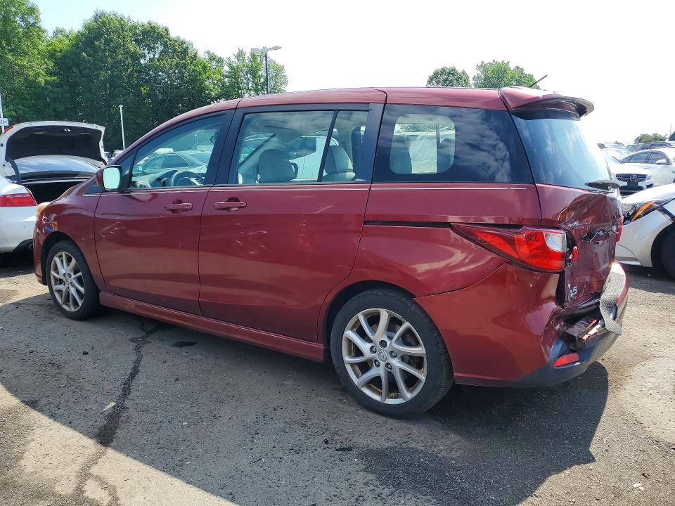 2012 Mazda 5 VIN JM1CW2DL2C0142558 COPART salvage auction — REAR END, Ct - Cert Of Title-Salvage, sold $575 on 2026-07-09 (photo 2)