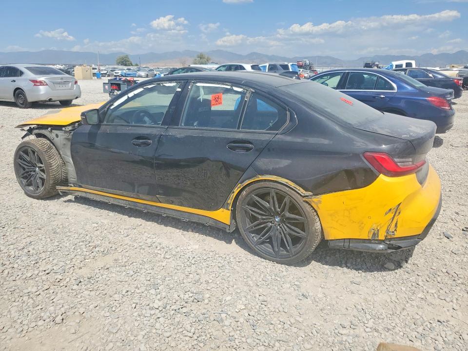 2022 BMW M3 VIN WBS43AY04NFM22983 COPART salvage auction — FRONT END, In - Cert Of Title-Salvage Title (P), sold $15,300 on 2026-07-31 (photo 2)