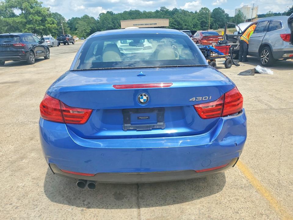 2017 BMW 4er VIN WBA4U7C57H5H19685 COPART salvage auction — NORMAL WEAR, Sc - Certificate Of Title, sold $2,800 on 2026-07-24 (photo 6)