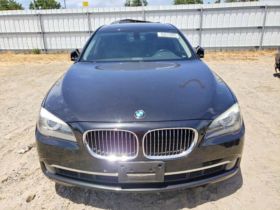 2012 BMW 7 series VIN WBAKB4C51CC577010 COPART salvage auction — REAR END, CA - SALVAGE CERTIFICATE, sold $3,800 on 2026-07-14 (photo 5)
