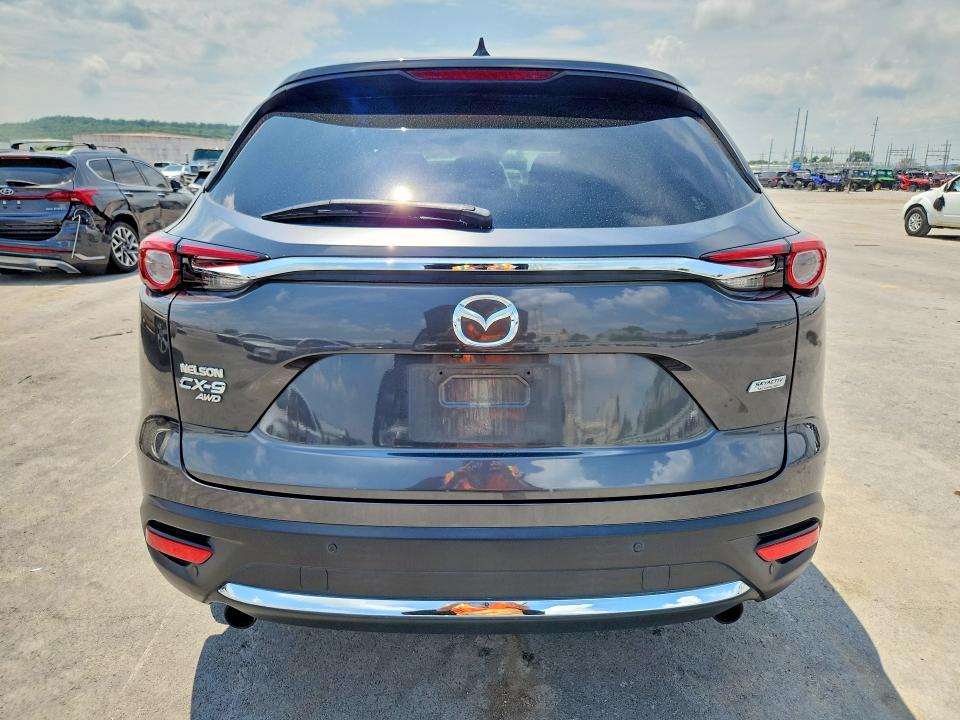 2017 Mazda Cx-9 VIN JM3TCBEY4H0139078 COPART salvage auction — HAIL, Ok - Cert Of Title-Salvage, sold $7,000 on 2026-07-31 (photo 6)
