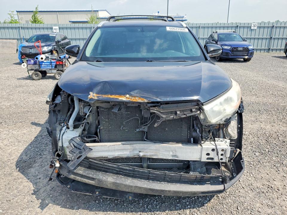 2015 Toyota Highlander VIN 5TDJKRFH8FS193052 COPART salvage auction — FRONT END, On - Permit Salvage, sold $4,100 on 2026-07-28 (photo 5)