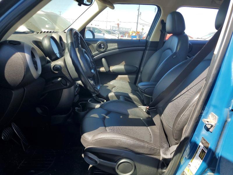 2011 Mini Cooper VIN WMWZC3C51BWH97849 COPART salvage auction — FRONT END, CA - SALVAGE CERTIFICATE, sold $300 on 2026-08-12 (photo 7)