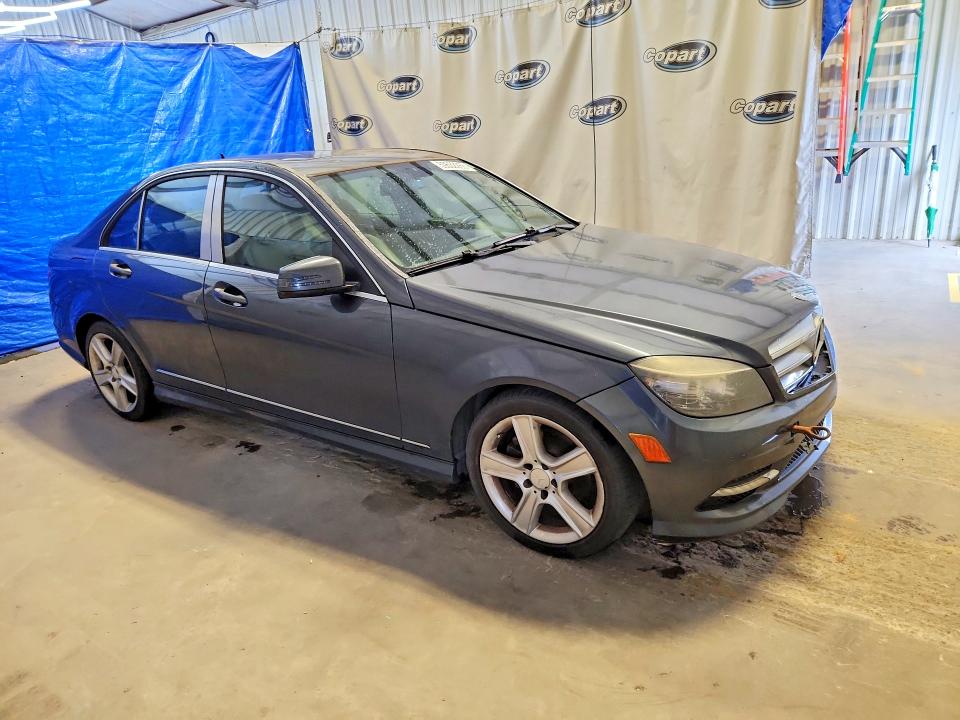 2011 Mercedes-benz C-klasse VIN WDDGF5EB0BA514941 COPART salvage auction — WATER/FLOOD, Ga - Cert Of Title-Flood Salvage, sold $200 on 2026-07-28 (photo 4)