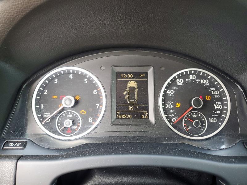 2015 Volkswagen Tiguan VIN WVGAV7AX2FW518896 COPART salvage auction — FRONT END, Tx - Bonded Title - Salvage, sold $550 on 2026-07-31 (photo 9)
