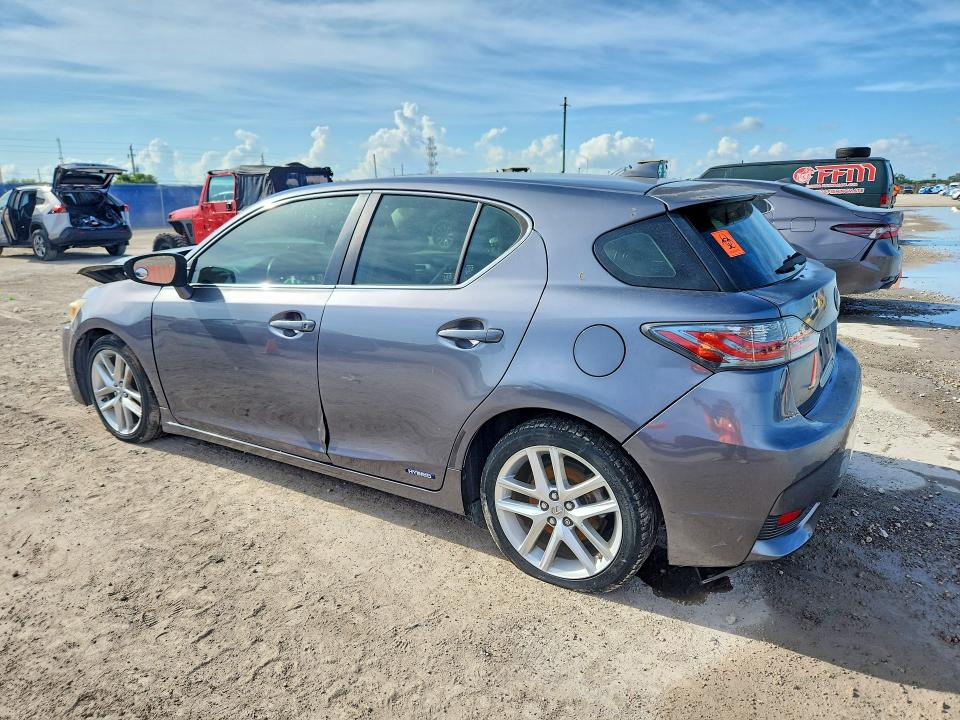 2014 Lexus Ct 200 VIN JTHKD5BH9E2181400 COPART salvage auction — FRONT END, Fl - Cert Of Title Slvg Rebuildable, sold $1,750 on 2026-07-08 (photo 2)