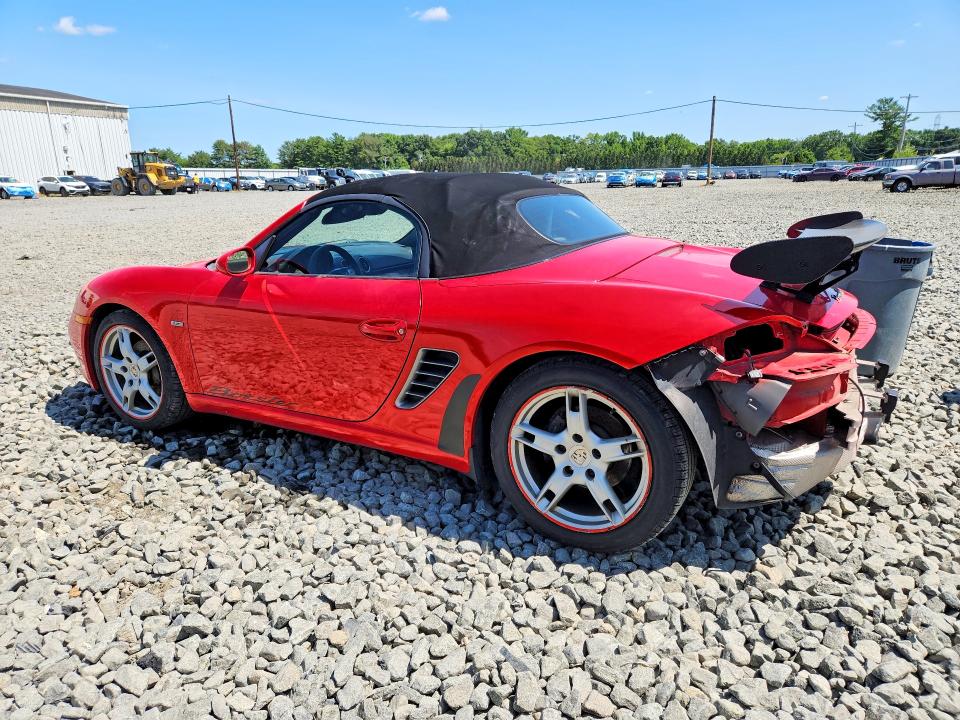 2005 Porsche Boxster VIN WP0CA29875U712990 COPART salvage auction — REAR END, NJ - CERT OF TITLE-SALVAGE (P), sold $3,750 on 2026-08-10 (photo 2)
