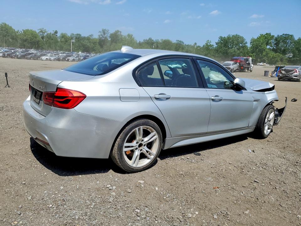 2017 BMW 3er VIN WBA8D9G33HNU62589 COPART salvage auction — FRONT END, Ny - Mv-907A Salvage Certificate, sold $325 on 2026-07-23 (photo 3)