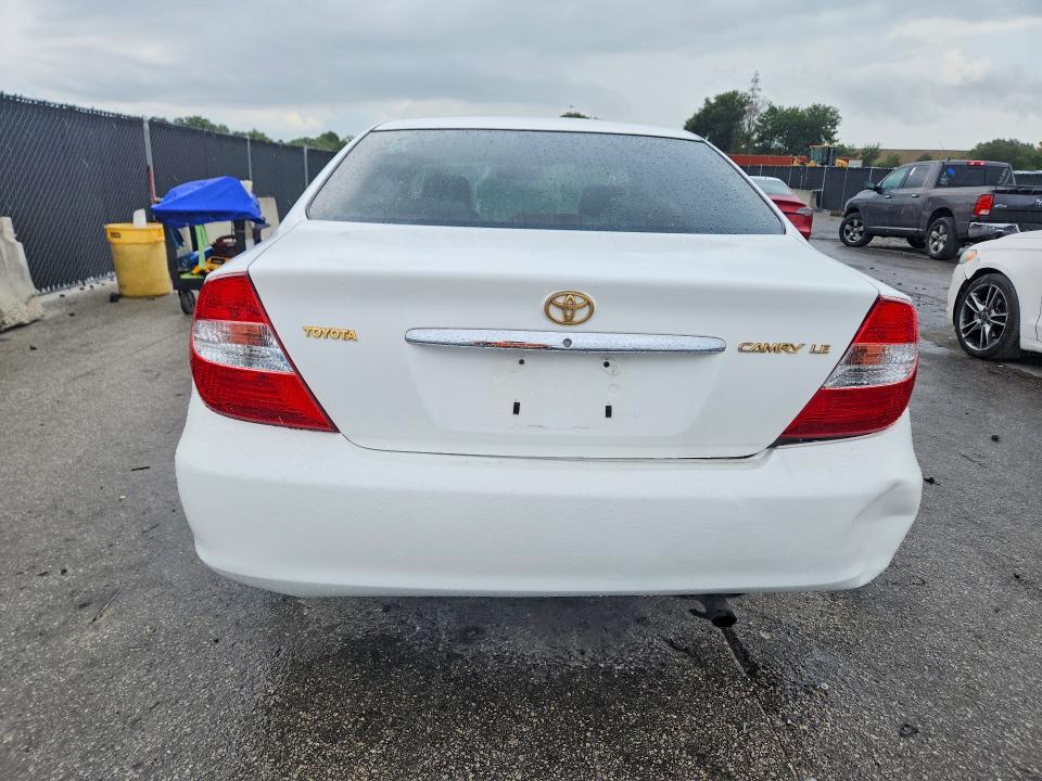 2003 Toyota Camry VIN JTDBE32K930229016 COPART salvage auction — MINOR DENT/SCRATCHES, FL - CERT OF TITLE SLVG REBUILDABLE, sold $425 on 2026-07-23 (photo 6)
