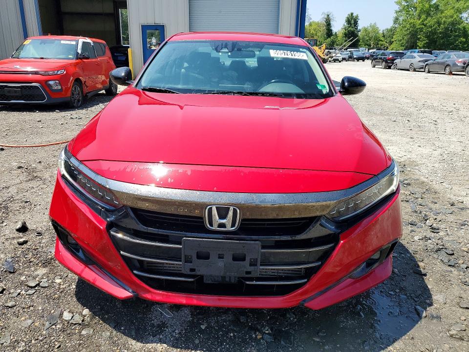 2021 Honda Accord VIN 1HGCV1F42MA121726 COPART salvage auction — MECHANICAL, FL - CERTIFICATE OF TITLE, sold $6,600 on 2026-07-20 (photo 5)