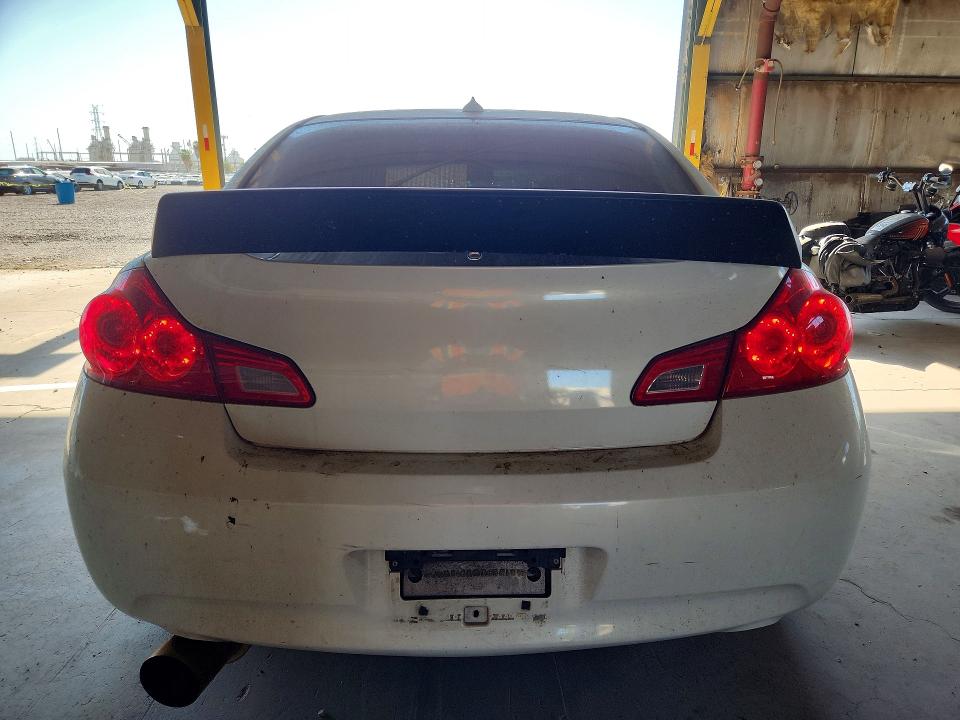 2009 Infiniti G37 VIN JNKCV61E29M012439 COPART salvage auction — FRONT END, AZ - CERT OF TITLE-RESTORED SALVAGE (P), sold $500 on 2026-07-13 (photo 6)