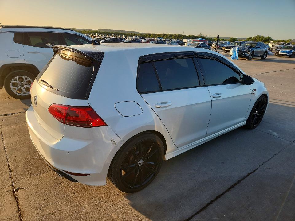 2017 Volkswagen Golf VIN WVWWF7AU2HW133242 COPART salvage auction — NORMAL WEAR, Tx - Certificate Of Title, sold $7,600 on 2026-07-23 (photo 3)