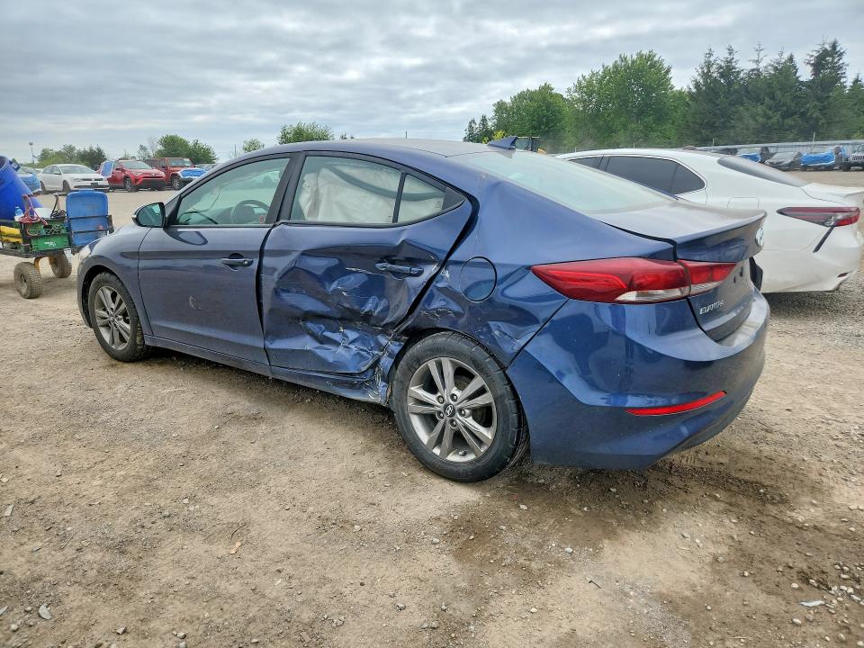 2017 Hyundai Elantra VIN KMHD84LF5HU375724 COPART salvage auction — SIDE, ON - PERMIT NO BRAND - UNFIT, sold $1,750 on 2026-07-28 (photo 2)