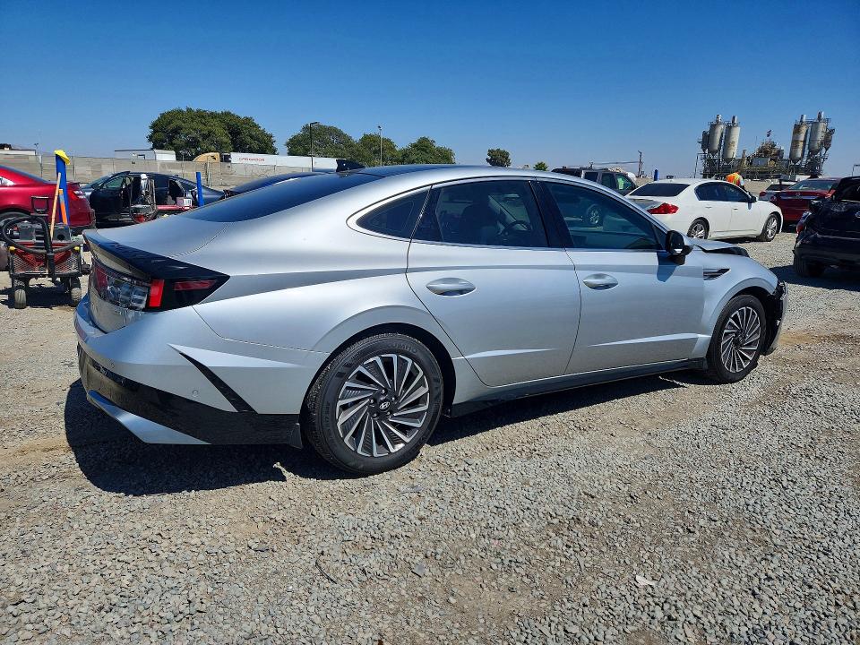 2024 Hyundai Sonata VIN KMHL54JJ5RA100367 COPART salvage auction — FRONT END, Ca - Salvage Certificate, sold $125 on 2026-07-24 (photo 3)