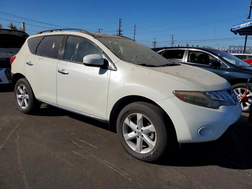 2010 Nissan Murano VIN JN8AZ1MW7AW122856 COPART salvage auction — REAR END, CA - SALVAGE CERTIFICATE, sold $250 on 2026-07-22 (photo 4)