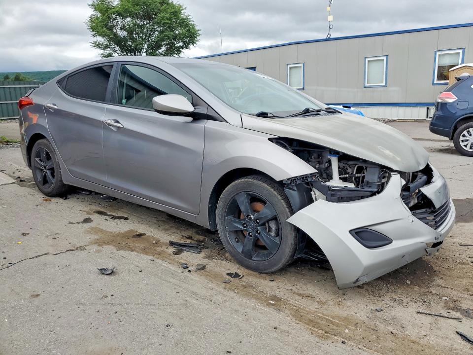 2013 Hyundai Elantra VIN KMHDH4AE5DU569786 COPART salvage auction — FRONT END, Pa - Certificate Of Salvage, sold $600 on 2026-07-15 (photo 4)