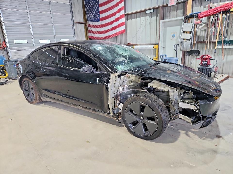 2025 Tesla Model 3 VIN 5YJ3E1EB4SF982294 COPART salvage auction — FRONT END, Il - Salvage Certificate, sold $9,000 on 2026-07-27 (photo 4)