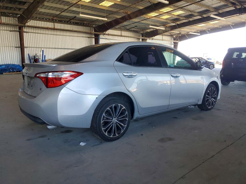 2014 Toyota Corolla VIN 5YFBURHE8EP033794 COPART salvage auction — FRONT END, CA - DIS/DLR/EXP ONLY CLEAN TITLE, sold $1,050 on 2026-07-23 (photo 3)