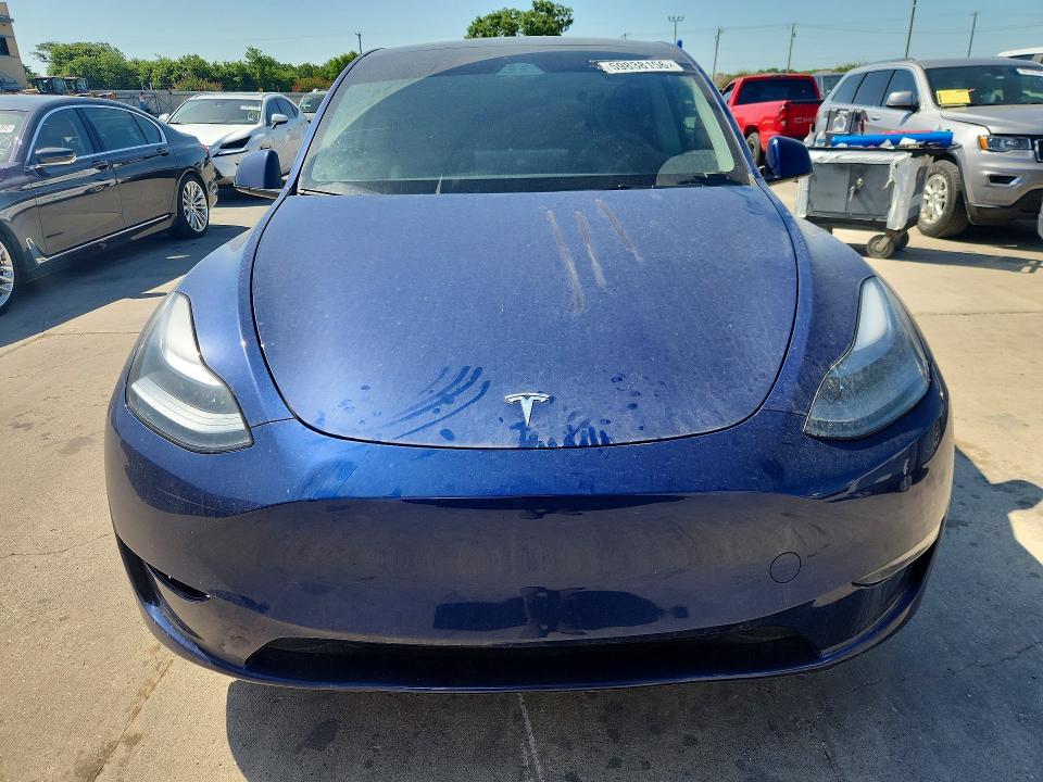 2024 Tesla Model y VIN 7SAYGDED2RF155667 COPART salvage auction — REAR END, Salvage Title, sold $13,500 on 2026-07-13 (photo 5)