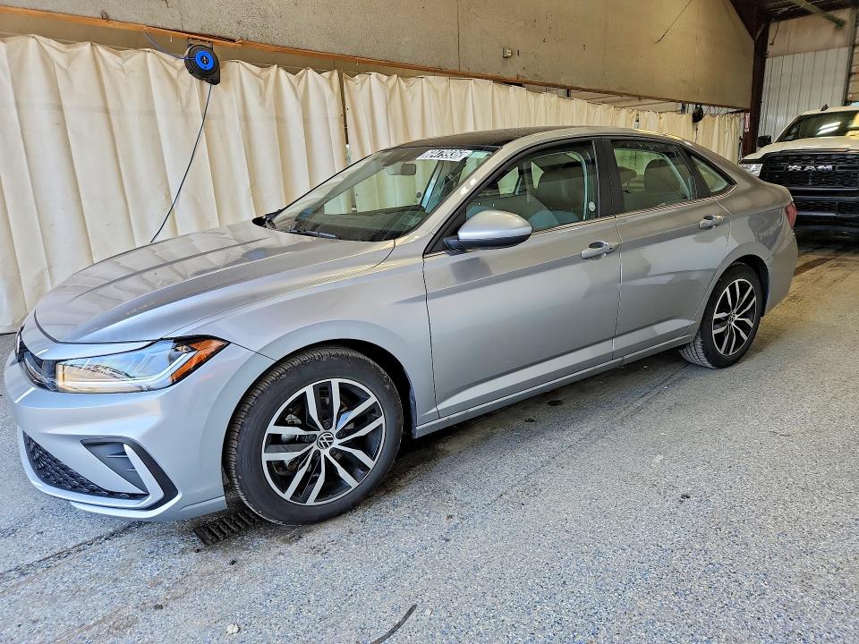 2026 Volkswagen Jetta VIN 3VW7W7BU5TM031183 COPART salvage auction — FRONT END, VA - CERTIFICATE OF TITLE, sold $11,600 on 2026-07-20 (photo 1)