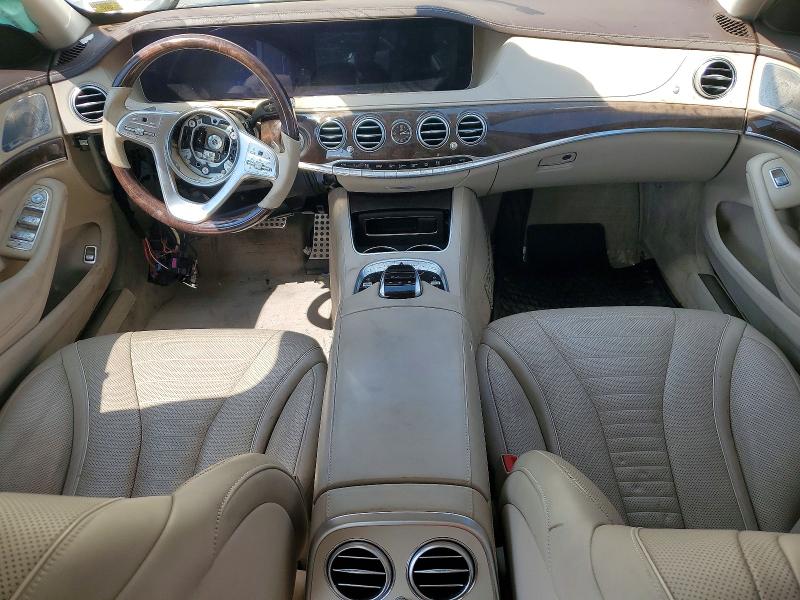 2019 Mercedes-benz S-klasse VIN WDDUG8GB0KA444503 COPART salvage auction — FRONT END, In - Certificate Of Title, sold $11,800 on 2026-08-04 (photo 8)