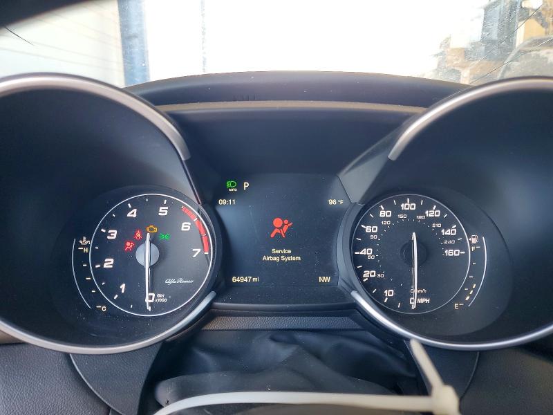 2020 Alfa romeo Giulia VIN ZARFAMAN5L7636536 COPART salvage auction — FRONT END, Az - Cert Of Title - Salvage, sold $900 on 2026-07-14 (photo 9)