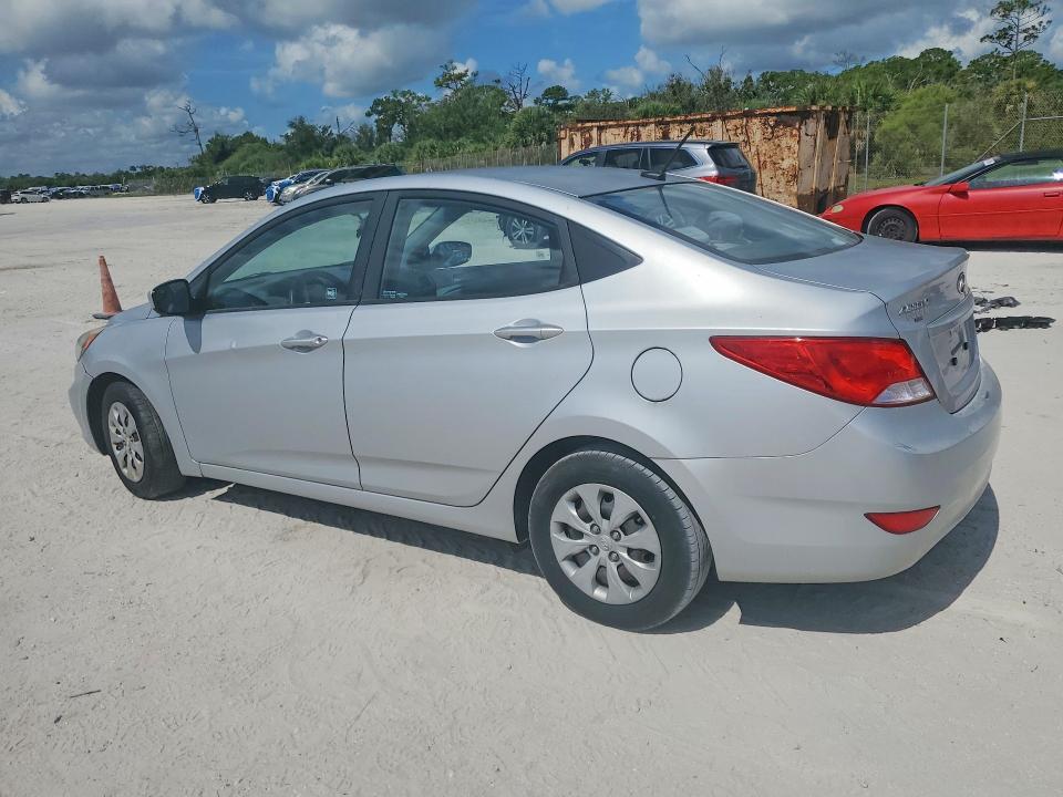 2015 Hyundai Accent VIN KMHCT4AE6FU907449 COPART salvage auction — FRONT END, Fl - Certificate Of Title, sold $725 on 2026-07-22 (photo 2)