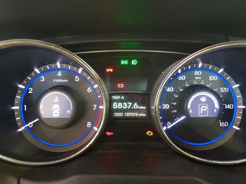 2011 Hyundai Sonata VIN 5NPEC4AC5BH118645 COPART salvage auction — NORMAL WEAR, Ky - Certificate Of Title, sold $800 on 2026-07-27 (photo 9)