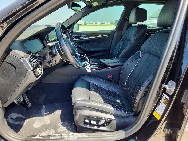 2022 BMW 5er VIN WBA53BJ04NCH72532 COPART salvage auction — SIDE, TX - SALVAGE VEHICLE TITLE (P), sold $24,100 on 2026-08-20 (photo 7)