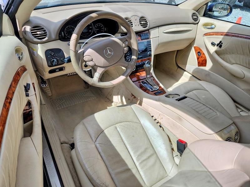 2009 Mercedes-benz Clk-klasse VIN WDBTK56F09T104997 COPART salvage auction — MINOR DENT/SCRATCHES, FL - CERT OF TITLE SLVG REBUILDABLE, sold $1,450 on 2026-07-31 (photo 8)