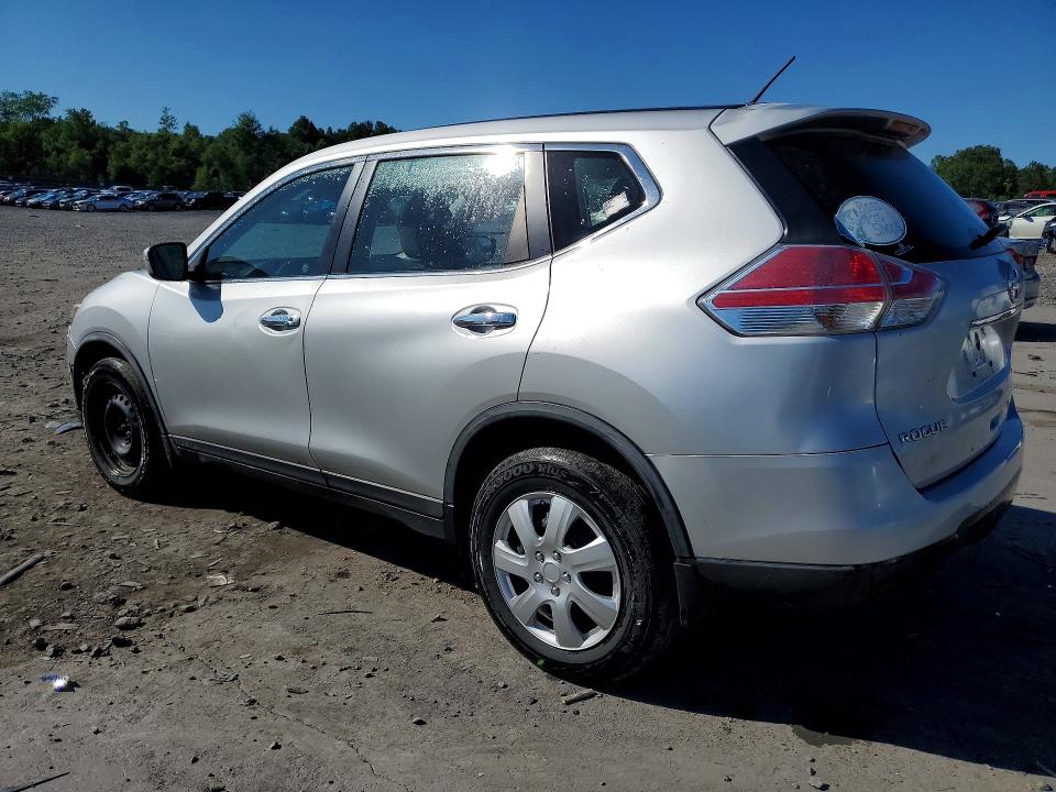 2015 Nissan Rogue VIN KNMAT2MVXFP514046 COPART salvage auction — FRONT END, Pa - Certificate Of Salvage, sold $525 on 2026-07-22 (photo 2)